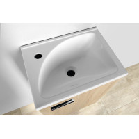 Aqualine ZOJA/KERAMIA FRESH umývadlová skrinka 40x50x32cm, dub platin 51048DP