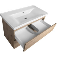 Aqualine ALTAIR umývadlová skrinka 86, 5x60x45cm, dub emporio AI390