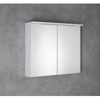 Aqualine KAWA STRIP galerka s LED osvetlením 80x70x22cm, biela WGL80S