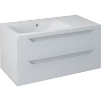 Sapho WAVE umývadlová skrinka 89, 7x45x47, 8cm, ľavá, biela WA092-3030