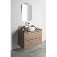 Aqualine ALTAIR umývadlová skrinka 67x60x45cm, dub emporio AI370