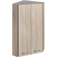 Aqualine ZOJA/KERAMIA FRESH horná skrinka rohová 35x76x35cm, dub platin 50333