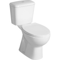 Aqualine MANUEL WC kombi, dvojtlačidlo 3/6l, spodný odpad, biela PS8814