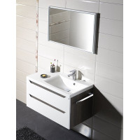 Sapho WAVE umývadlová skrinka 89, 7x45x47, 8cm, pravá, biela WA093-3030
