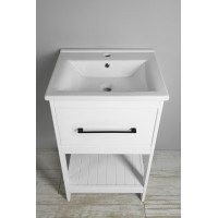 Aqualine ETIDE umývadlová skrinka 51, 5x85x44 cm, biela mat ET515