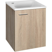 Aqualine ZOJA/KERAMIA FRESH umývadlová skrinka 40x50x32cm, dub platin 51048DP