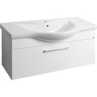 Aqualine AKIRA umývadlová skrinka 96x42x34, 5cm, biela AK210