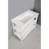 Aqualine ETIDE policová umývadlová skrinka 81, 5x85x44 cm, biela mat ET830