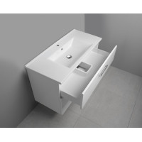 Aqualine VEGA umývadlová skrinka 97x60x43, 6cm, 2x zásuvka, biela VG103