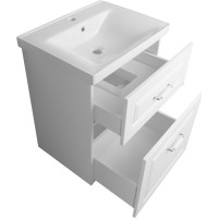 Aqualine FAVOLO umývadlová skrinka 57x72, 5x44, 6cm, biela mat FV260