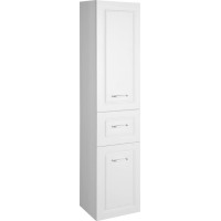 Aqualine FAVOLO vysoká skrinka košom 40x184x31cm, biela mat FV180