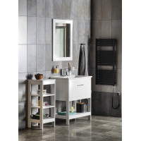 Aqualine ETIDE umývadlová skrinka 71, 5x85x44 cm, biela mat ET725