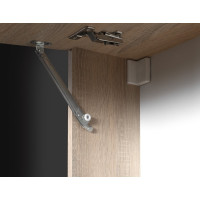 Aqualine ZOJA/KERAMIA horná skrinka výklopná 70x50x20cm, dub platin 52364