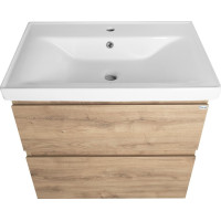 Aqualine ALTAIR umývadlová skrinka 67x60x45cm, dub emporio AI370