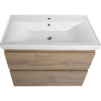 Aqualine ALTAIR umývadlová skrinka 77, 5x60x45cm, dub emporio AI380