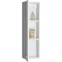 Aqualine ZOJA horná skrinka k zrkadlu Korin, 20x70x14cm, biela 45462