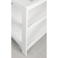Aqualine ETIDE policová umývadlová skrinka 61, 5x85x44 cm, biela mat ET610