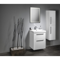 Sapho THEIA umývadlová skrinka 56, 4x70x44, 2cm, 2xzásuvka, biela TH060-3030