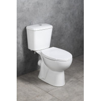Aqualine JOSE WC kombi, dvojtlačítko 3/6l, zadný odpad, biela PS8812