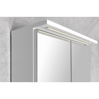 Aqualine KAWA STRIP galerka s LED osvetlením 60x70x22cm, biela WGL60S