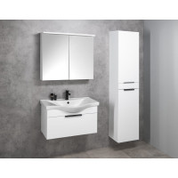 Aqualine AKIRA umývadlová skrinka 96x42x34, 5cm, biela AK210