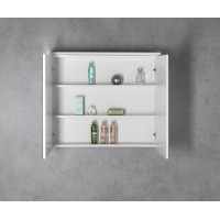 Aqualine KAWA STRIP galerka s LED osvetlením 80x70x22cm, biela WGL80S