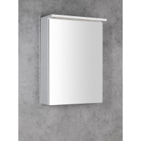 Aqualine KAWA STRIP galerka s LED osvetlením 50x70x22cm, biela WGL50S