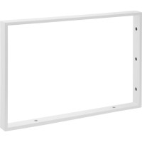 Sapho Podperná konzola 490x330x40mm, lakovaná oceľ, biela mat, 1 ks 30371
