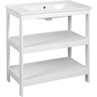 Aqualine ETIDE policová umývadlová skrinka 81, 5x85x44 cm, biela mat ET830