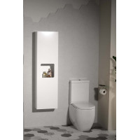 Sapho ELLA skrinka vysoká 40x140x20cm, 1x dvierka, ľavá/pravá, biela EL400-3030