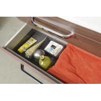 Sapho Organizér do zásuvky, 202x50x302 mm, plast, dymová 909