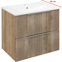 Sapho CIRASA umývadlová skrinka 58x54x39cm, dub alabama strip CR592-2322