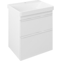 Sapho SITIA umývadlová skrinka 56, 4x70x44, 2cm, 2xzásuvka, biela mat SI060-3131