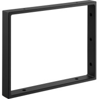 Sapho Podperná konzola 350x280x40mm, lakovaná oceľ, čierna mat, 1 ks 30375
