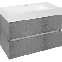 Sapho ODETTA umývadlová skrinka 82x50x43,5cm, dub strieborný DT085-1111