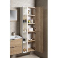 Sapho ESPACE skrinka 35x172x32cm, 2x dvierka, ľavá/pravá, dub alabama ESC230-2222