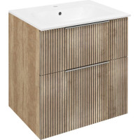 Sapho CIRASA umývadlová skrinka 59, 2x64x46cm, dub alabama strip CR601-2322