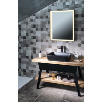 Sapho TWIGA PLUS umývadlová zásuvka 88, 5x17x43, 5cm, čierna mat VC460-3535
