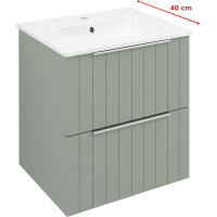 Sapho CIRASA umývadlová skrinka 48x54x39cm, verde strip CR492-4444S
