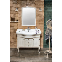 Sapho RETRO umývadlová skrinka 89x80x48cm, starobiela 1621