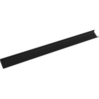 Sapho CHANEL dekoračná lišta medzi zásuvkami 534x70x20 mm, čierna mat DT601