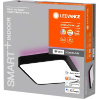 LEDVANCE ORBIS BACKLIGHT stropné svietidlo, 350x350mm, WIFI RGB+stmievateľné, 2800lm, 28W, čierna AC314100055