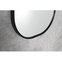 Sapho CONA SLIM zrkadlo v ráme 40x60cm, čierna NC245