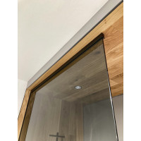 Polysan ARCHITEX LINE kalené sklo, L 1000 - 1199mm, H 1800 - 2600mm, šedé ALS1012