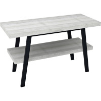 Sapho TWIGA umývadlový stolík 130x72x50 cm, čierna mat/dub starobiely VC453-130-5