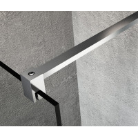 Gelco VARIO CHROME jednodielna sprchová zástena na inštaláciu k stene, matné sklo, 900 mm GX1490GX1010