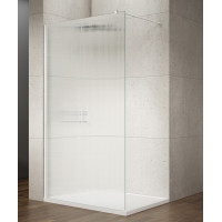 Gelco VARIO WHITE jednodielna sprchová zástena na inštaláciu k stene, sklo nordic, 800 mm GX1580-07