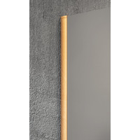 Gelco VARIO GOLD jednodielna sprchová zástena na inštaláciu k stene, dymové sklo, 1300 mm GX1313GX1016