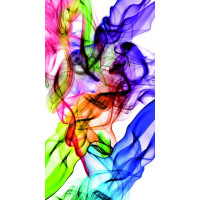 Dizajnový záves farebný dym 140x245 cm
