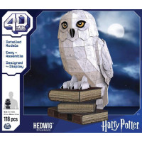 4D BUILD 3D Puzzle Harry Potter: Hedviga 118 dielikov